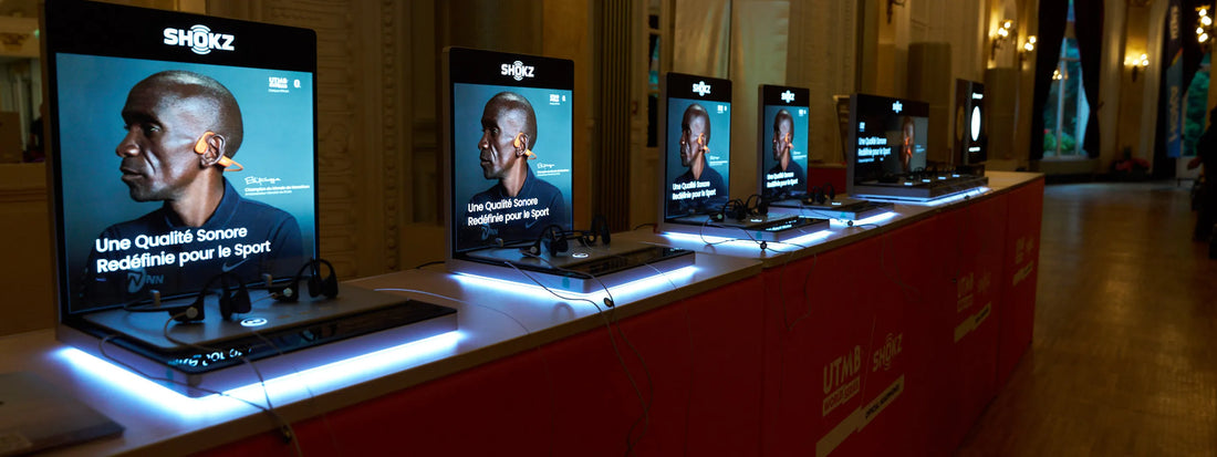 Shokz headphones at utmb 2024